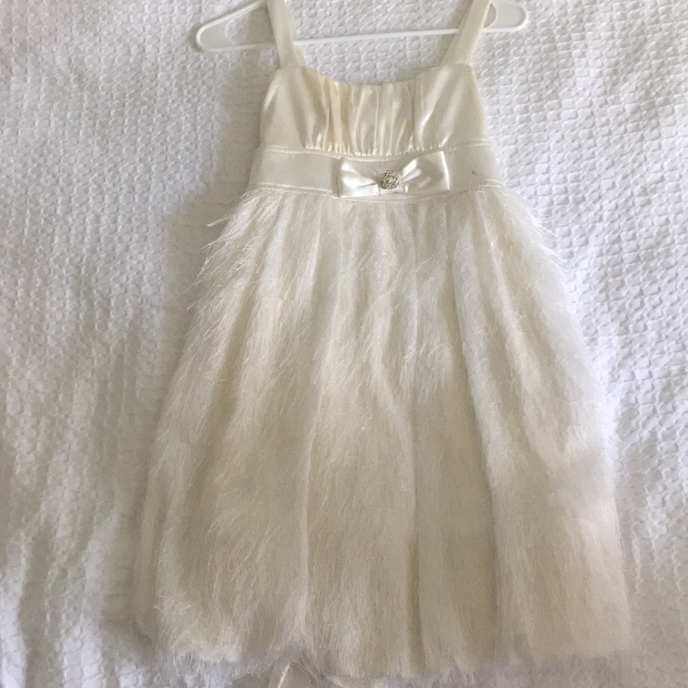 Kids ivory party dress